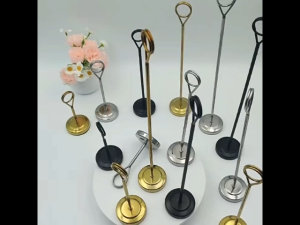 8inch Table Number Holder Stainless Steel Table Card Holder Menu Photo Card Holder For Restaurant