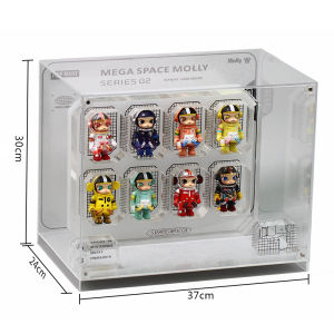 Mega Collectible Spacemolly Bubble World Storage Display Box Figure Model Scene Props Collectors Edition Blind Box