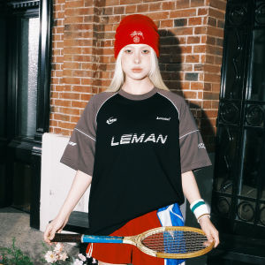 lemanism | Trendy Contrast Color Short Sleeve T-Shirt Mens Half Sleeves