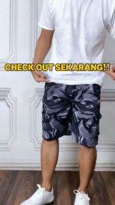 100 Ribu dapat 3 Pcs Celana Pendek Pria Taktikal Broadshort Cargo Doreng