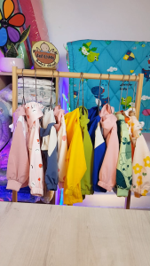 [HỎA TỐC] Áo khoác gió cho bé trai bé gái 12-25Kg chống nắng 2 lớp có mũ in hình gấu dễ thương Urombaby