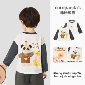 CUTEPANDAS | Áo Thun Trẻ Em Chống Khuẩn