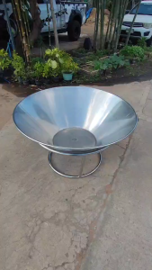 B1 เตาเผาถ่านบำรุงดิน ขนาดกลาง ก้นปิด มีก็อก มีฐานรอง