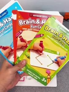 Sách Đồ Chơi Giải Đố Phát Triển Não Trái Và Não Phải Cho Trẻ Em Tập Trung Toàn Bộ Trí Não Rèn Luyện Tư Duy Máy Trợ Giảng