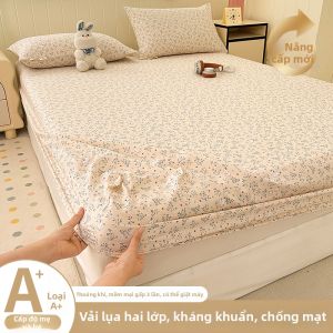 JIFANPAUL | Bảo Vệ Nệm Đôi Lớp Bao Quanh Toàn Diện Mùa Sử Dụng Có Thể Giặt