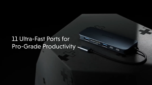 Cổng chuyển chuyên dụng Hyperdrive Next 11 Port Usb C-Hub Cho Laptop/Macbook (HD4006)