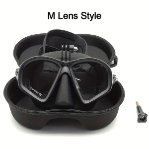 Professional Freediving M Lens Goggles Low Capacity Free Diving Mask Tempered Glass With Camera Mount 수영buceo스노클링