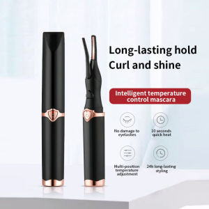 Fast Heated Electric Eyelash Curler Long Lasting Eyelash Curling Pens Portable Eye Lash Stereotype Beauty Makeup Tool