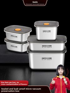 GEDO | Food Grade 304 Stainless Steel Refrigerator Storage Box