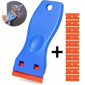 1Set Car Sticker Remover Multipurpose Plastic Small Paint Automotive Film Applying Tool Household Glass Cleaning Scraper