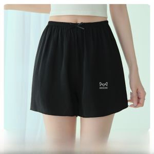 Miiow | MiiOW Ice Silk Womens Shorts Summer Cool Sensation Home Pants Youth Casual Polyester Fiber Thin Model Xw-Xl-Mrsz010