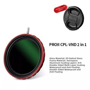 Haida | Haida PROII 2-in-1 Polarizing And Density Filter Adjustable Light Reduction Lens Multi-Function Filter For Canon Nikon Sony Fuji Cameras
