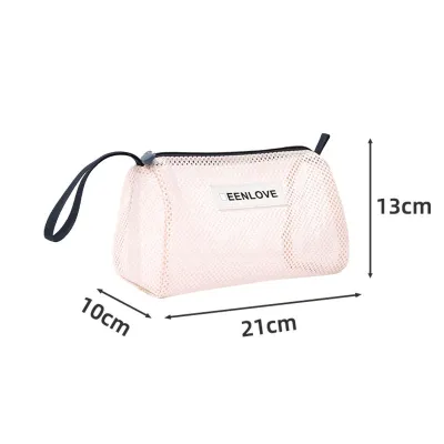 Swimming Bath Travel Toiletry Bag Mesh Storage Pouch