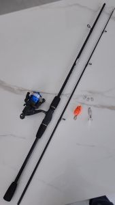 Combo cần câu lure máy đứng Bộ cần lure Sói Đen kèm máy giá rẻ SD1