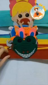 ĐỒ CHƠI MŨ MÚA PHÂN VAI- CHIA NHÓM MẦM NON (VẢI NỈ) LINK 2