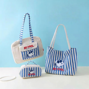M&G SHOP | Nylon Hand & Crossbody Computer Bag
