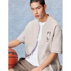 Jack Jones | NBA Co-branded Short Sleeve Hoodie Comfortable Trendy Embroidered Loose