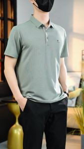 2025 Summer Mens Polo Shirt | Stylish & Breathable Business Casual Tops for Middle-Aged Dads | Lightweight Comfortable & Versatile | Available in Multiple Colors & Sizes | Ideal for Thailands Hot Weather