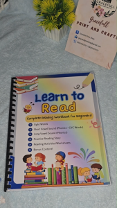100 Page - Early Reading Workbook for Kids | Phonics CVC Words Rhyming Activities Writing Practice & Worksheets (Ages 4–7)