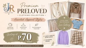 Premium Preloved Clothing Collection Assorted Apparel Styles Sustainable Fashion Starting at ₱70 Only | womens apparel