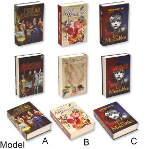 TRENY Book Safe with Password Lock Dictionary Book Safe Box Secret Storage Box Diversion Book Safe Airbnb Key Password Lock