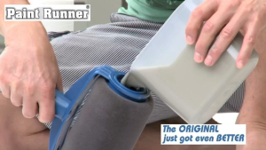 PAINT RUNNER® a registered trademark - is a self-contained paint roller pro system 5pc set - paint continuously without dipping and dripping. PAINT RUNNER® is the original product just got even better.