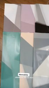 [5 LEMBAR] FLOWER WRAPPING ABSTRACT LINE COLOR CELLOPHANE WATERPROOF KERTAS BUKET BUNGA (ECER)/ FLOWER WRAP