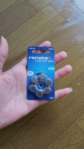 Renata 675 Baterai alat bantu dengar Renata ZA 675 Hearing Aid Battery