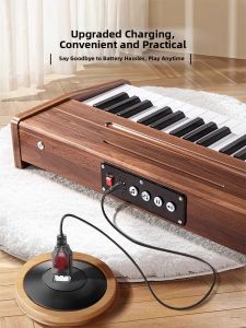 TEMiTANGMI | Children Musical Toy Wooden Playable Mini Keyboard