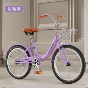 Ladies Style Commuter Bicycle Lightweight Retro 20/22/24 Inch City Bike Campus Transportation Adult Bike Easy to Ride