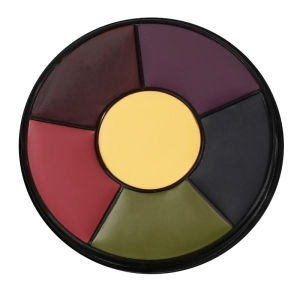 6 สีน้ํามัน Camo Face & Body Makeup Paletteฮาโลวีน Professional ปลอดสารพิษภาพวาดน้ํามัน SFX Bruise ล้อพิเศษ