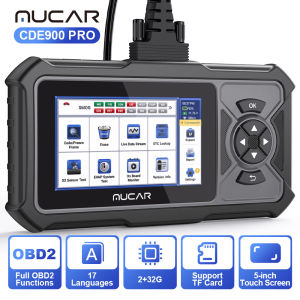 MUCAR CDE900 Pro OBD2 Diagnostic Tool Full System Diagnosis 28 Maintenance Bi-directional Control Auto obd 2 Scanner