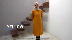Terbaru Atasan Tunik Ethica Megumi 31 Long Tunic Polos RAYON TWILL Premium