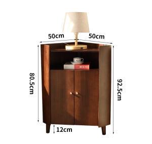 Corner Cabinet Solid Walnut Wood