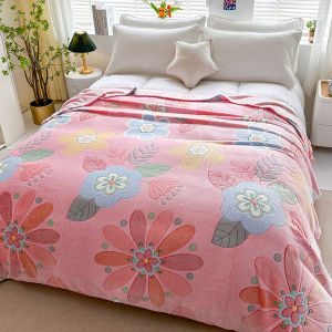 Thick And Warm Flannel Blanket - Ultra-Soft - Daytime Sleep Cooling Blanket - Single or Double Bed Sheet - Machine Washable
