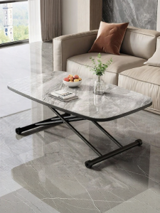 OLEPA | Cream Style Small Home Electric Height Adjustable Table