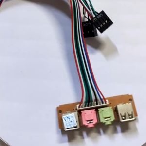 KABEL FRONT PANEL USB DAN AUDIO JACK 3.5MM / SOUND UNTUK PC CPU Murah