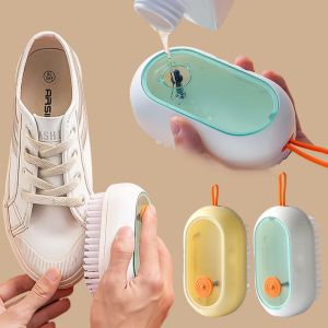 Đa chức năng bàn chải làm sạch tự động thêm quần áo chất lỏng Giày Bàn chải hộ gia đình giặt tiêm bàn chải vệ sinh thủy lực