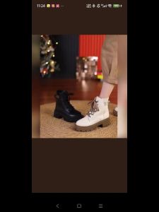 Size 35-40 Women Fashion Thick Soled Short Boots Coarse Heel School Student Shoes British Retro Boots