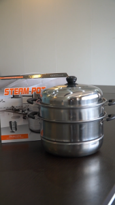 Dreepor 3 Layer Steamer 26cm/28cm Stainless Steel cooking pots cookware steam high quality