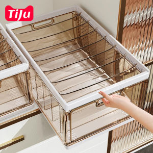 TIJU | Pull-out Drawer Closet Organizer Storage Box