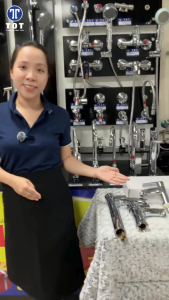 Vòi Củ Sen Tắm Lạnh Gắn Tường ONIMI Chất Liệu Đồng Thau Mạ Crom SK11002