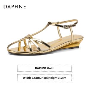 Daphne | Summer New Comfortable Roman Strap Sandals Black