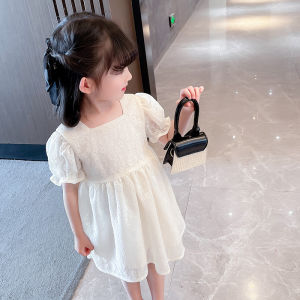 Váy Công Chúa Mùa Hè Cho Bé Gái Váy Lưới Ngọt Ngào Có Tay Áo Công Chúa Váy Dài Vừa Phải Cho Bé Gái