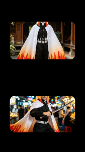 Anime Rengoku Kyoujurou Cosplay Costume Kimono Uniform Halloween Carnival Christmas Party clothes