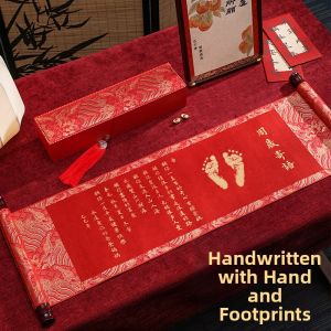 XUANYAZHAI | Memorial Keepsake for Baby Handprint and Footprint Roll