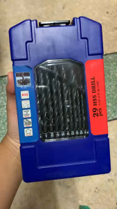 APEX ดอกสว่านทั้งชุด 1/16 - 1/2 29ตัวชุด สีดำ