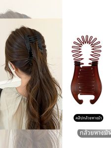 Kẹp Tóc Đuôi Ngựa Cỡ Lớn Phong Cách Hàn Quốc Kẹp Tóc Xếp Nếp Cho Phụ Nữ Phụ Kiện Tóc Thời Trang Mới 2024 Kẹp Tóc Hình Chuối