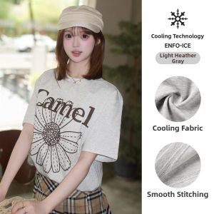 CAMEL | Daisy Ice-T Summer Casual T-Shirt
