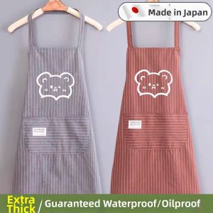 Anti-Stain Breathable Cotton Apron for Women